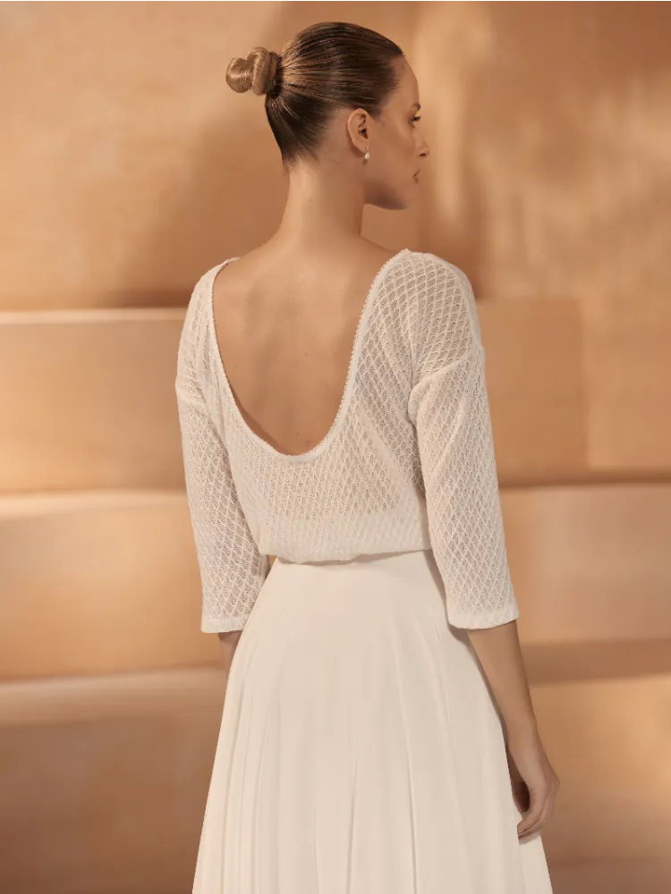 Bianco Evento E435 Brautpullover